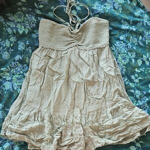Wilfred Aritzia light olive dress
